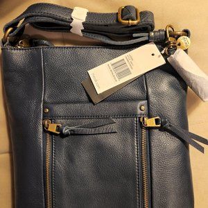 New!! The Sak Ladera bag in Indigo leather